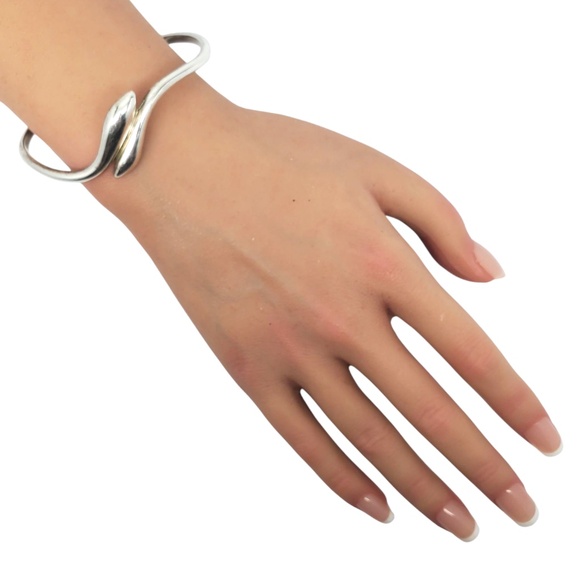 RLM Sterling Silver Snake Cuff Bracelet #21199 - Picture 10 of 11